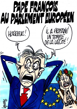 Ignace -Pape François au parlement européen