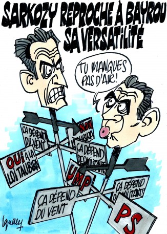 Ignace - Sarkozy reproche à Bayrou sa versatilité