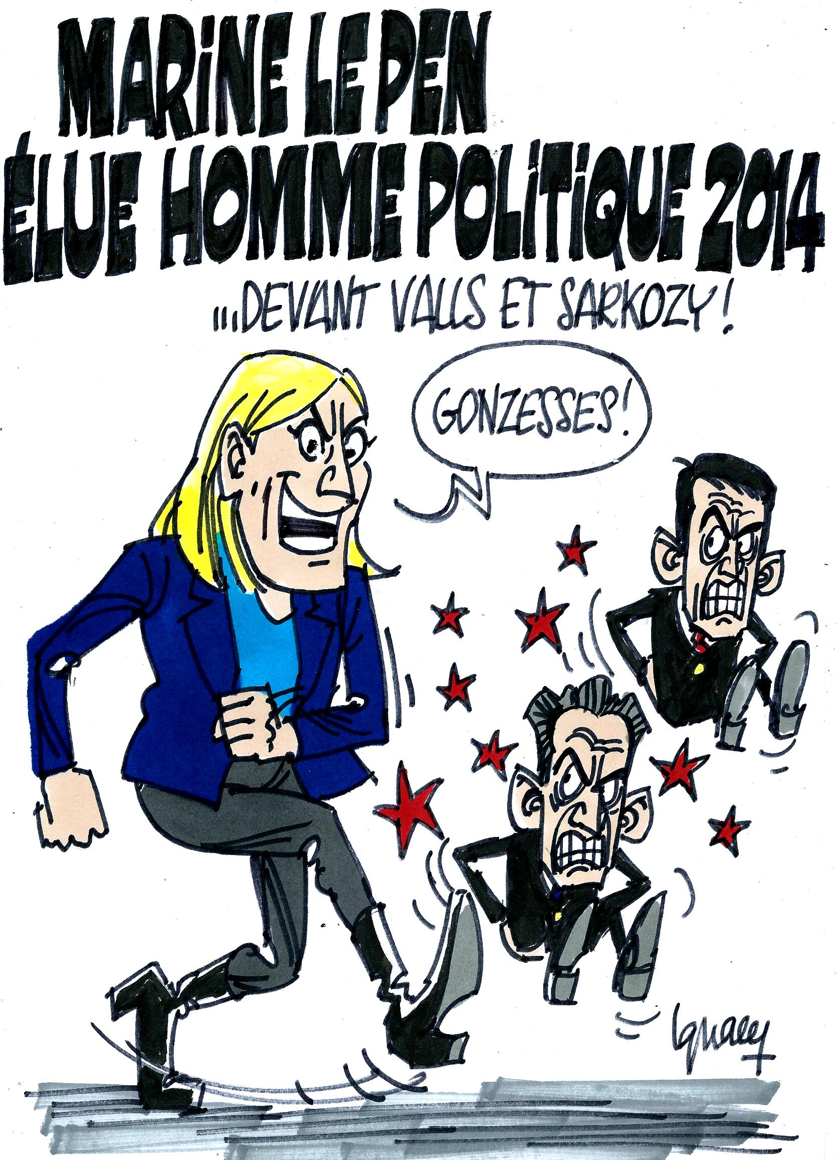 Ignace - Marine Le Pen, homme politique de l'année