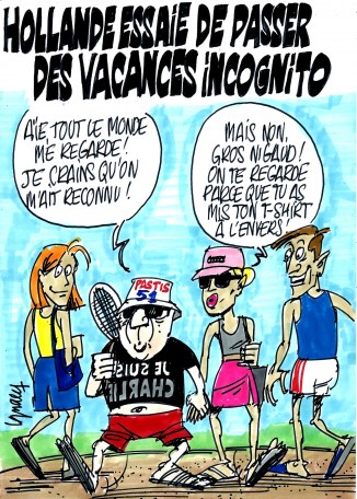 Ignace - Hollande tente de passer ses vacances incognito