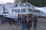 Vidéo – Quimper: Forte mobilisation contre les minarets de la communauté turque