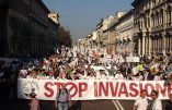 Immigration : Gigantesque manifestation “Stop à l’invasion” à Milan