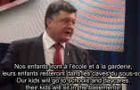 Le président ukrainien veut gagner la guerre en s’en prenant aux enfants (Vidéo)
