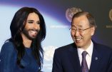 En présence de Conchita Wurst, Ban Ki-moon confirme une “campagne mondiale” en faveur du lobby LGBT