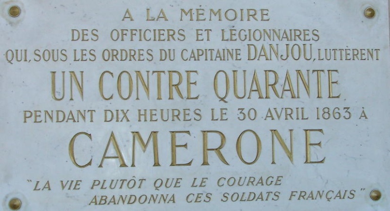 camerone-plaque