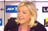 Marine Le Pen ne croit pas en la volonté du pouvoir PS d’éradiquer les islamistes en Syrie