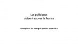 Les politiques doivent sauver la France (François de Chassey)
