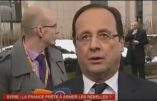 Hollande, le pompier pyromane, livre des armes à ceux qu’il prétend combattre – Vidéo France2