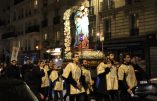 Procession de l’Immaculée Conception dans les rues de Paris
