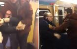 Des « réfugiés » agressent les passagers du métro (vidéo)