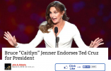 Le transsexuel Bruce “Caitlyn” Jenner fait campagne pour Ted Cruz