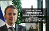 Emmanuel Macron, invité des Amis du CRIF