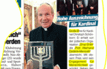 Le cardinal Schönborn participe à la conférence européenne des rabbins et loue Israël : normal pour un lauréat du B’naï B’rith