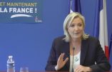 Déclaration face à la presse: Marine Le Pen expose son projet de sortie de la France de l’Union européenne