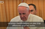 Selon le pape François, les chrétiens devraient demander pardon pour la tuerie d’Orlando !