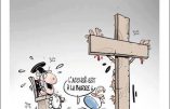 En Algérie l’accusé est le Christ: un dessinateur de presse caricature l’arrestation d’un chrétien