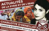 16 septembre 2016 à Lille : conférence de Charlotte d’Ornellas sur la situation en Syrie et en Irak