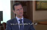 Moyen-Orient: Bachar el-Assad dénonce les véritables barbares, entre libération d’Alep et siège de Mossoul – Interview intégrale