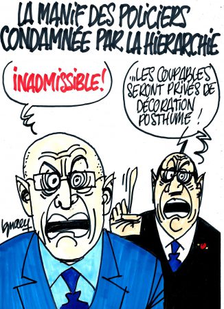 Ignace - Manif des policiers condamnée