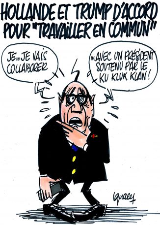 Ignace - Hollande et Trump veulent "travailler en commun"