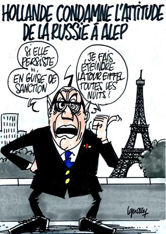 Ignace - Hollande condamne l'attitude de la Russie