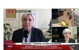 Marine Le Pen réagit au nouvel attentat de Londres: « Il faut arrêter l’immigration terreau du terrorisme »