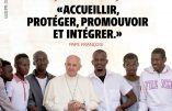 Un énième message immigrophile du pape pour la Journée mondiale pour la paix 2018