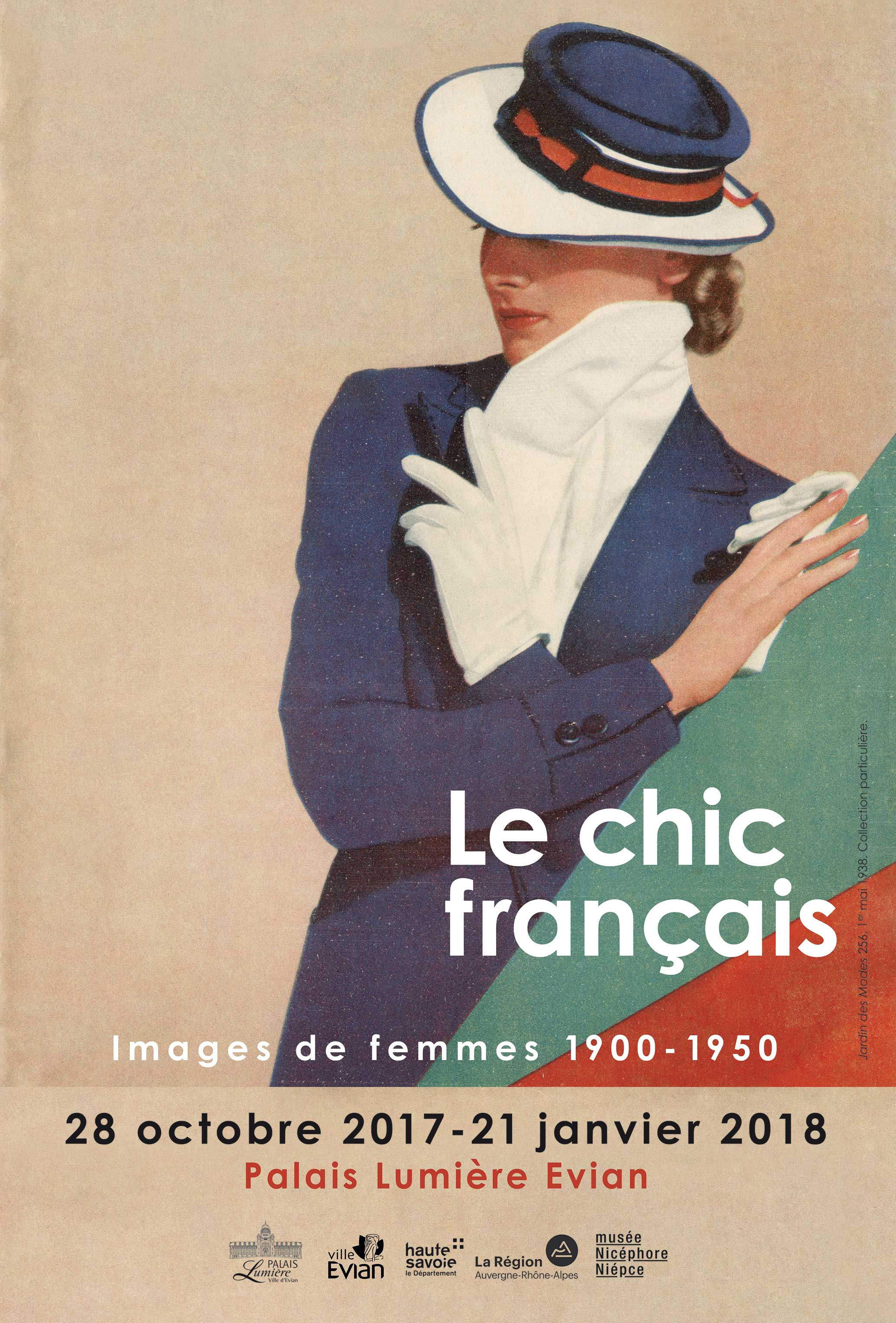 Jusqu'au 21 janvier 2018 à Evian Exposition « Le chic français