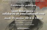 Les francs-maçons se préparent à honorer l’internationaliste Léon Bourgeois, ancien président du Conseil des ministres