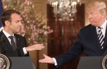 Macron tourne sa veste après avoir rencontré Trump. vidéos avant et après