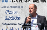 Le 13 mai 2018, retrouvez Carl Lang et le PDF à l’hommage à sainte Jeanne d’Arc