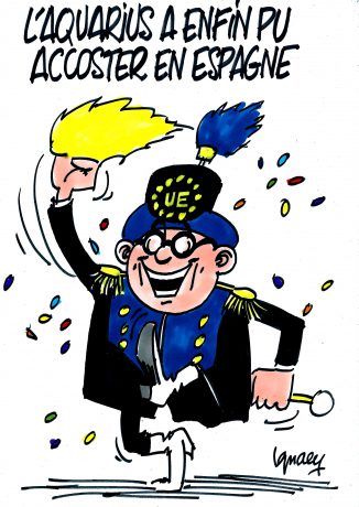 Ignace - L'Aquarius a enfin pu accoster