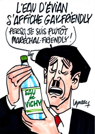 Ignace - Évian s'affiche gay-friendly