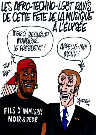 Ignace - Les Afro-techno-LGBT ravis d'être venus à l'Élysée