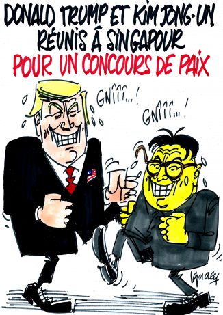 Ignace - Kim Jong-Un et Trump à Singapour