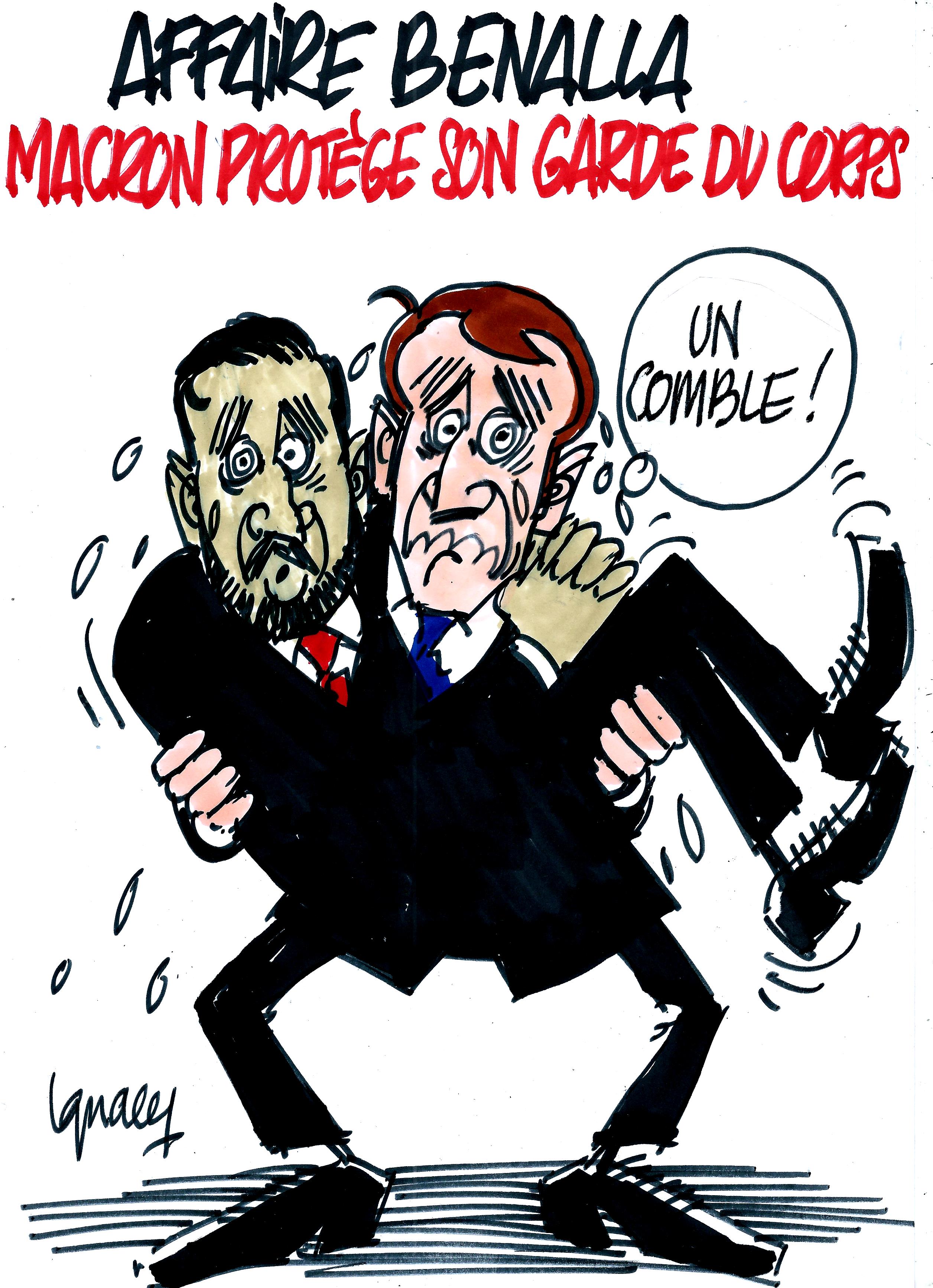 Ignace - Macron protège Benalla