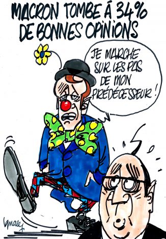 Ignace - Macron chute dans les sondages