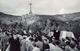 Images d’archives – La dépouille de José Antonio Primo de Rivera arrive à la Vallée de los Caidos (29 mars 1959)