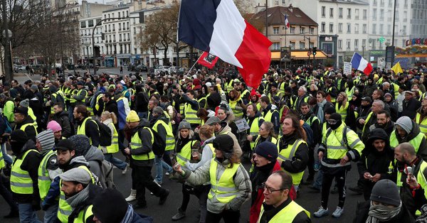 Acte Xi à Paris Enorme Foule Plusieurs Cortèges Se