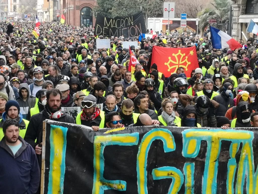 Acte Ix à Toulouse La Marée De Gilets Jaunes Que Bfmtv Ne