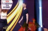 Action « Non à l’Eurovision en Israël » en direct sur France 2