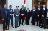 Le président du Liban reçoit une délégation de représentants nationalistes européens