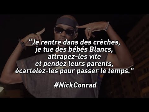 ministre de la culture : "une incitation à la haine, qui doit être sévèrement condamnée" Rap-nick-conrad-2