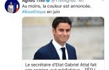Gabriel Attal, le nouveau porte-parole du gouvernement est le “compagnon” homosexuel de l’eurodéputé Stéphane Séjourné