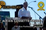 La peur du Covid 19 sert les intérêts du Nouvel Ordre Mondial, explique Alexis Cossette-Trudel au Québec