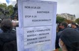 Paris – Quelques centaines de manifestants contre la dictature hygiéniste