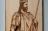 Charlemagne, pyrogravure