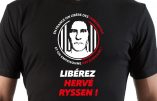 Cinquantième jour d’emprisonnement d’Hervé Ryssen – Commandez votre t-shirt Libérez Ryssen