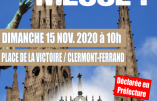 Nous voulons la Messe ! 15 novembre à 10h à Clermont-Ferrand : Messe en plein air !