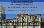 15 novembre 2020 à Valence – Nous voulons la Messe !